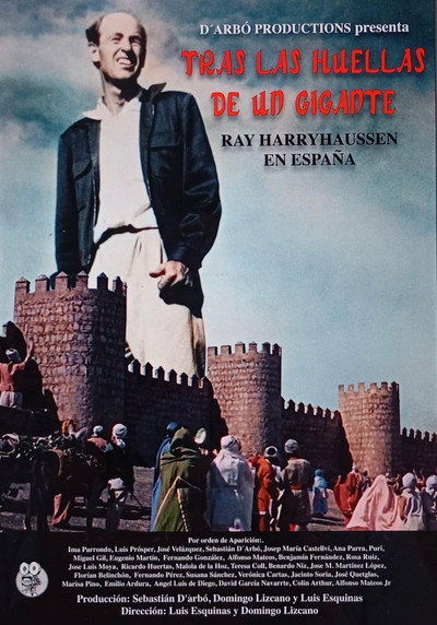 Póster de Tras las huellas de un gigante. Ray Harryhausen en España