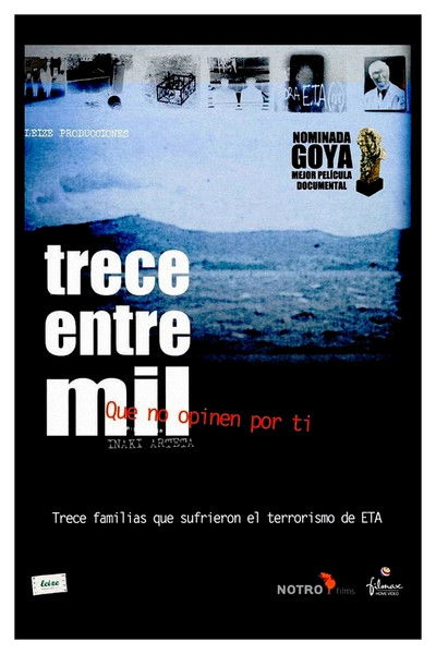 Póster de Trece entre mil