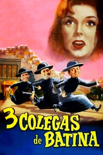 Póster de Três Colegas de Batina