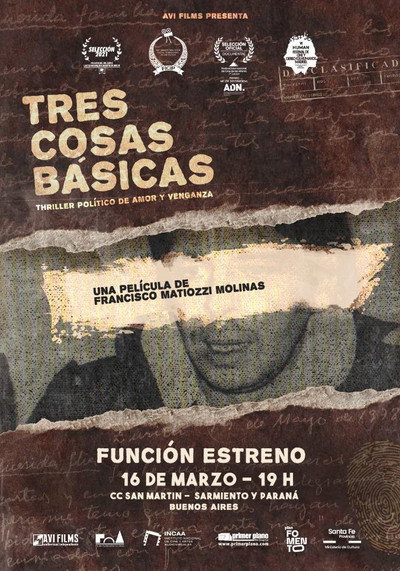Póster de Tres cosas básicas