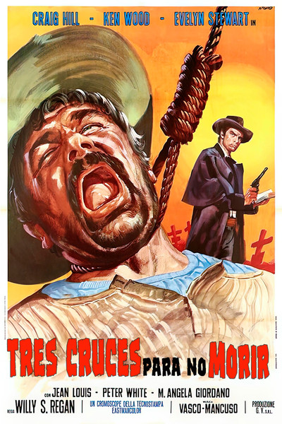 Póster de Tres cruces para no morir