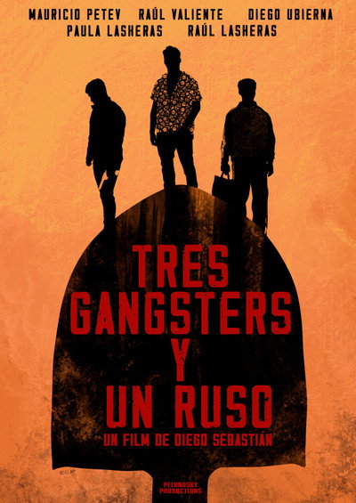 Póster de Tres Gangsters y un Ruso