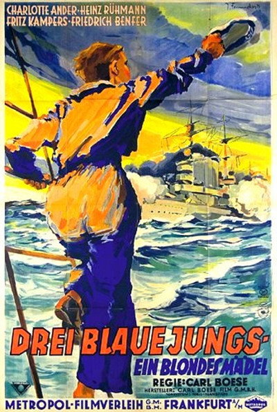Póster de Tres marineros y una rubia