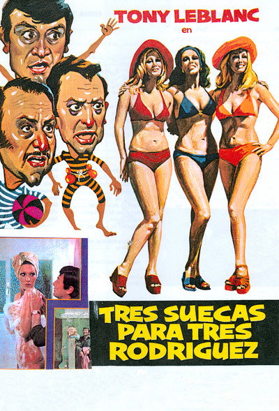 Póster de Tres suecas para tres Rodríguez