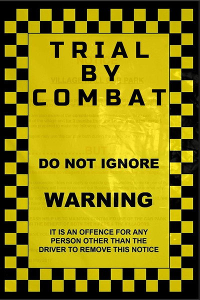 Póster de Trial by Combat
