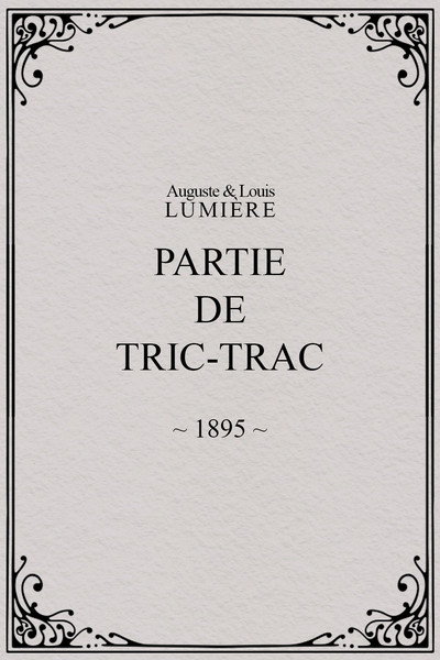 Póster de Tric-trac Game