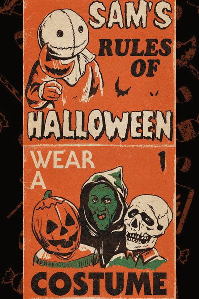 Póster de Trick 'r Treat Rule #1: Wear a Costume
