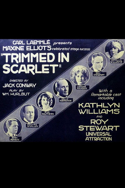 Póster de Trimmed in Scarlet