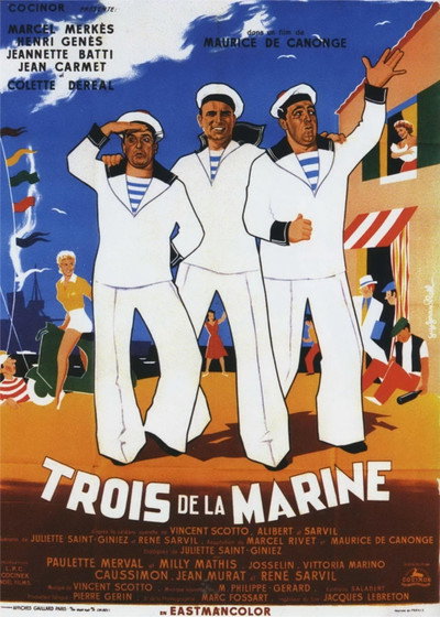 Póster de Trois de la marine
