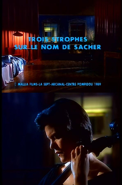 Póster de Trois strophes sur le nom de Sacher