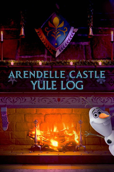 Póster de Tronco de Navidad del castillo de Arendelle