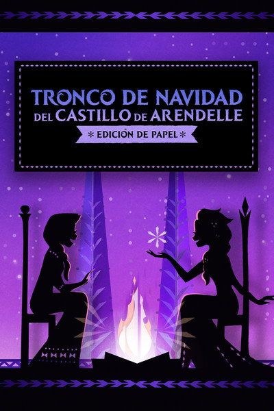 Póster de Tronco de Navidad del castillo de Arendelle: Edición de papel