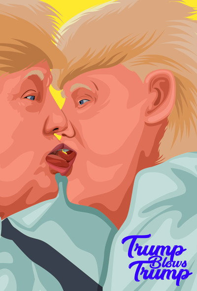 Póster de Trump Blows Trump