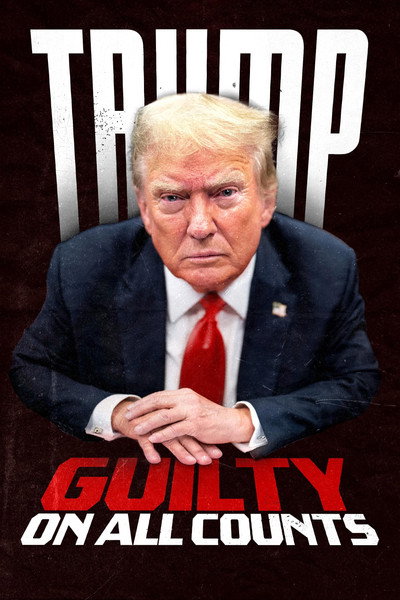 Póster de Trump: Guilty on All Counts
