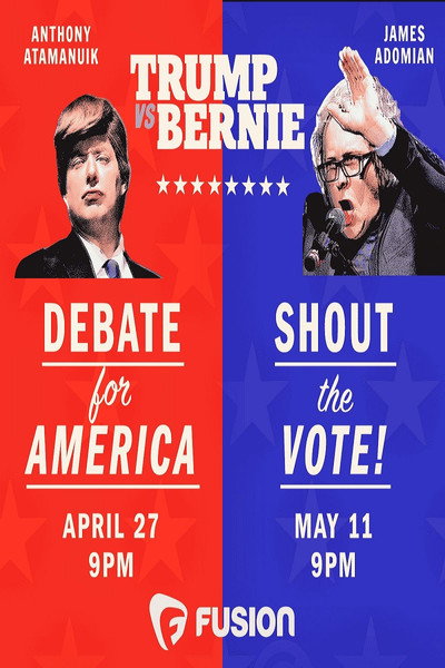 Póster de Trump vs. Bernie: Shout the Vote
