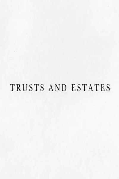 Póster de Trusts and Estates