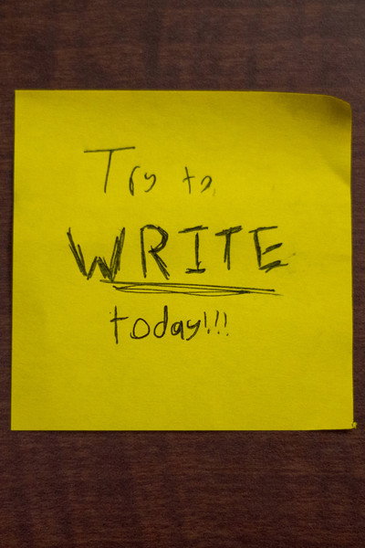 Póster de Try to Write Today