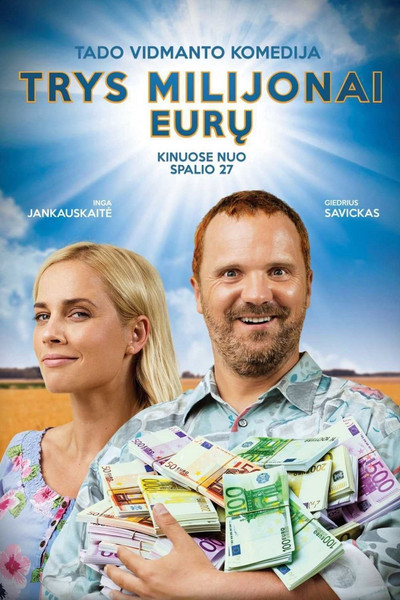 Póster de Trys Milijonai Euru