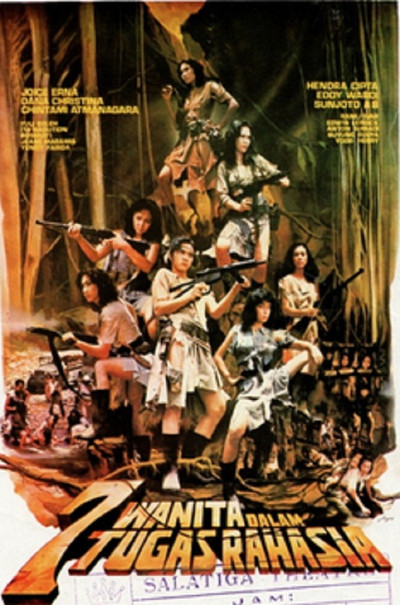 Póster de Tujuh wanita dalam tugas rahasia