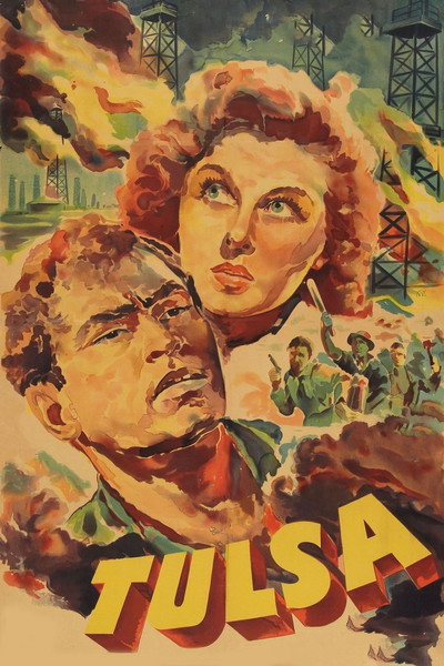Póster de Tulsa, ciudad de lucha