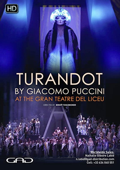 Póster de Turandot De Giacomo Puccini Au Gran Teatre Del Liceu
