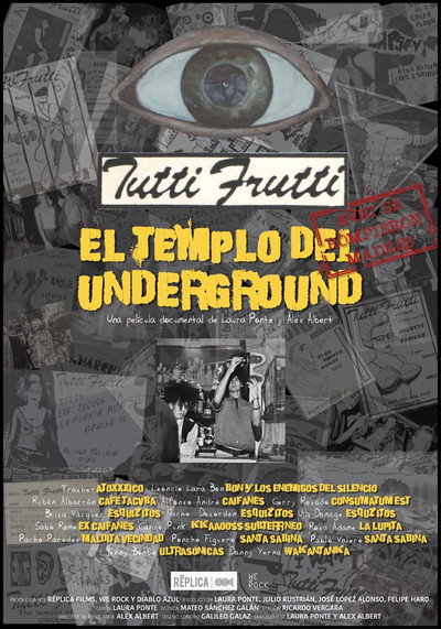 Póster de Tutti Frutti: El Templo del Underground
