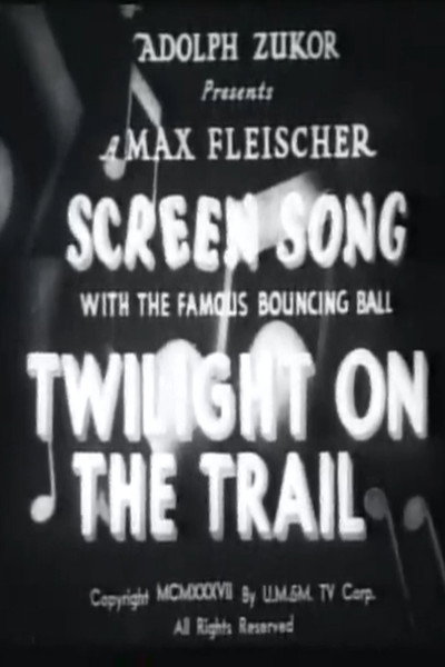 Póster de Twilight on the Trail