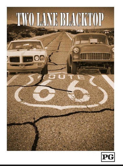 Póster de Two Lane Blacktop
