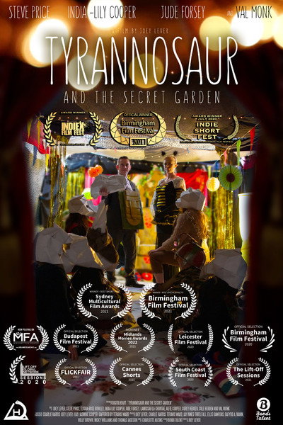 Póster de Tyrannosaur and the secret garden