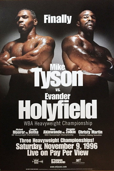 Póster de Tyson vs Holyfield I