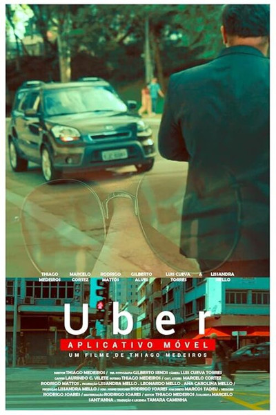 Póster de Uber Aplicativo Móvel