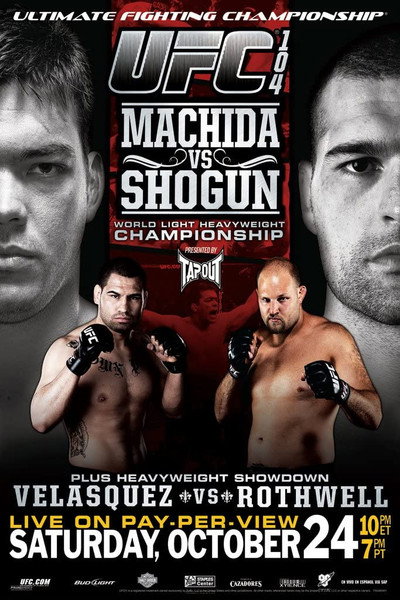 Póster de UFC 104: Machida vs. Shogun