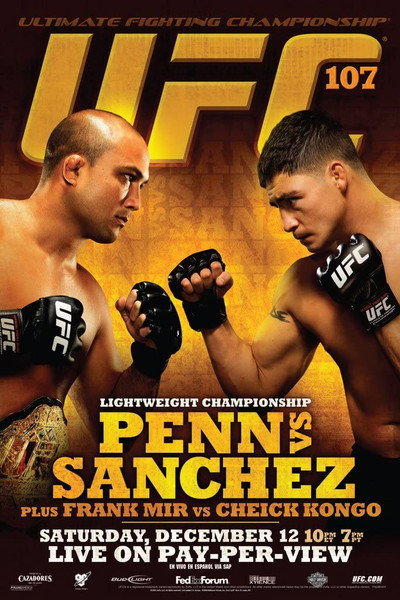 Póster de UFC 107: BJ Penn vs. Diego Sanchez