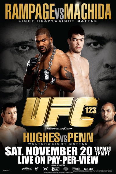 Póster de UFC 123: Rampage vs. Machida