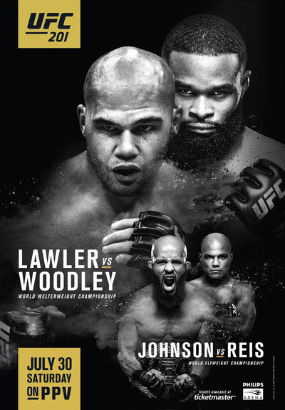 Póster de UFC 201: Lawler vs. Woodley