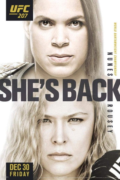 Póster de UFC 207: Nunes vs. Rousey
