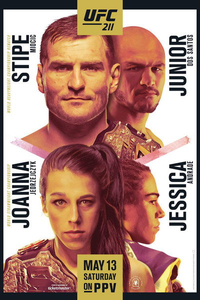Póster de UFC 211: Miocic vs. Dos Santos 2