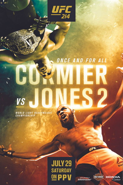 Póster de UFC 214: Cormier vs. Jones 2
