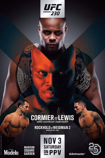 Póster de UFC 230: Cormier vs. Lewis