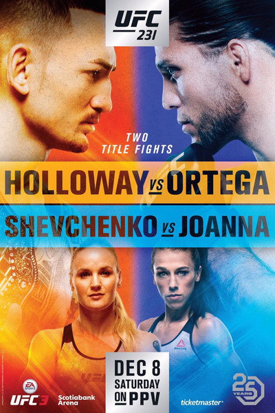 Póster de UFC 231: Holloway vs. Ortega