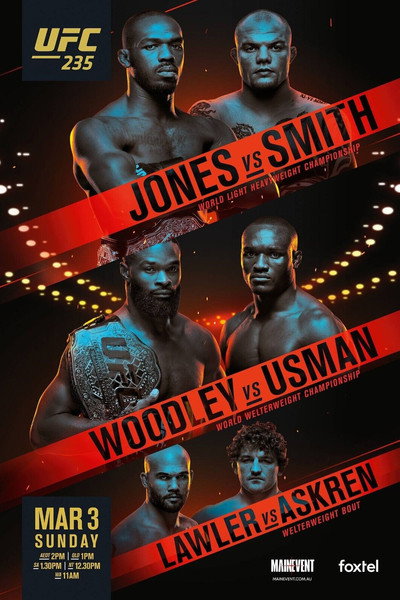 Póster de UFC 235: Jones vs. Smith