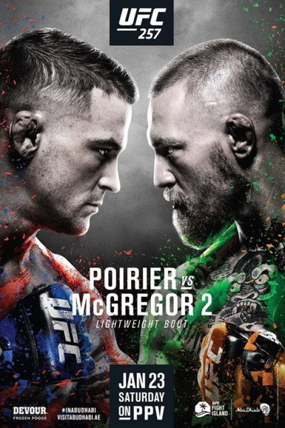 Póster de UFC 257: Poirier vs. McGregor 2