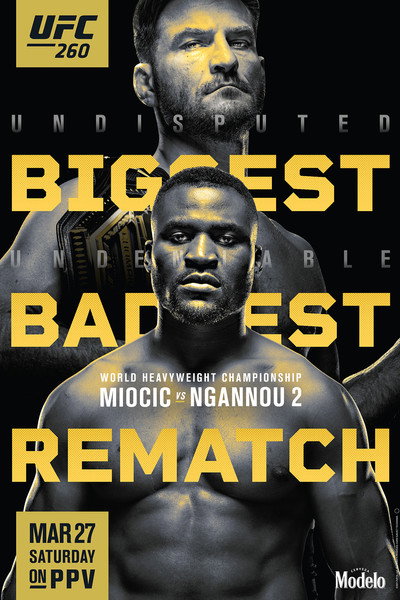 Póster de UFC 260: Miocic vs. Ngannou 2