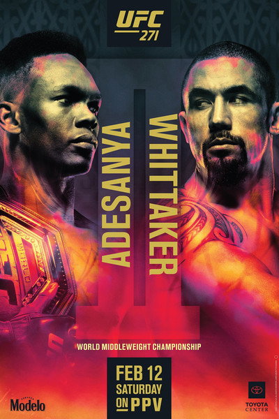 Póster de UFC 271: Adesanya vs. Whittaker 2