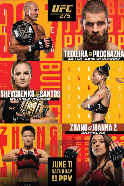 Póster de UFC 275: Teixeira vs. Procházka
