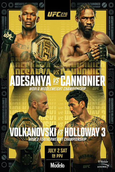 Póster de UFC 276: Adesanya vs. Cannonier