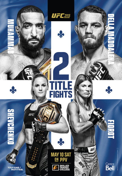 Póster de UFC 315: Muhammad vs. Della Maddalena