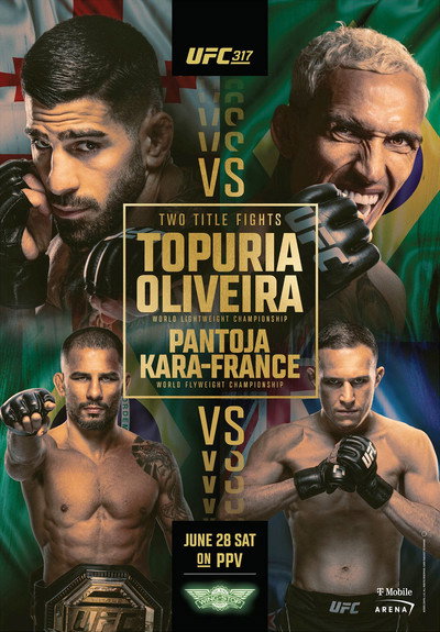 Póster de UFC 317: Topuria vs. Oliveira