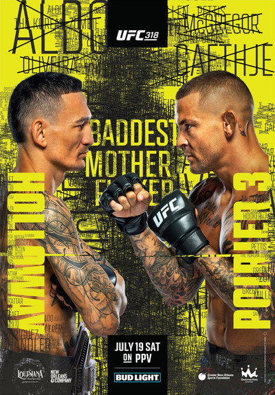 Póster de UFC 318: Holloway vs. Poirier 3