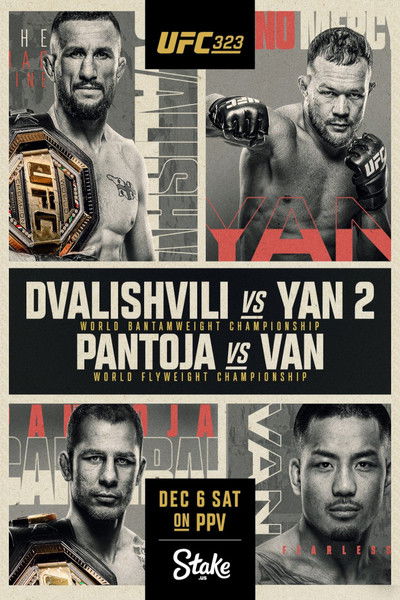 Póster de UFC 323: Dvalishvili vs. Yan 2